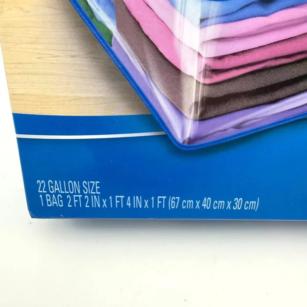 Ziploc Flexible Tote Jumbo 22 Gallon Storage Bag Organization Space Saver